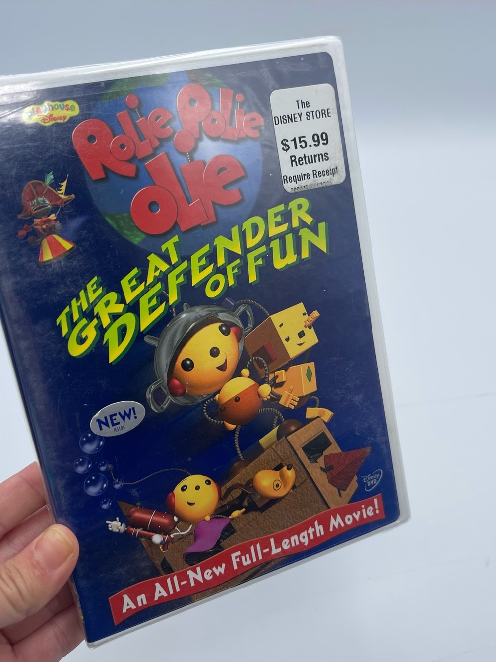 Rare Rolie Polie Olie The Great Defender of Fun Sealed Movie (DVD, 2002)